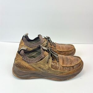 Ariat Men's Size 11D Brown Leather Casual Distressed Tan Dozer Shoe 10034019